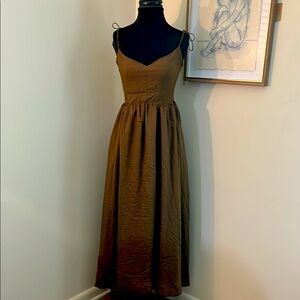 En Saison Brown Midi Dress